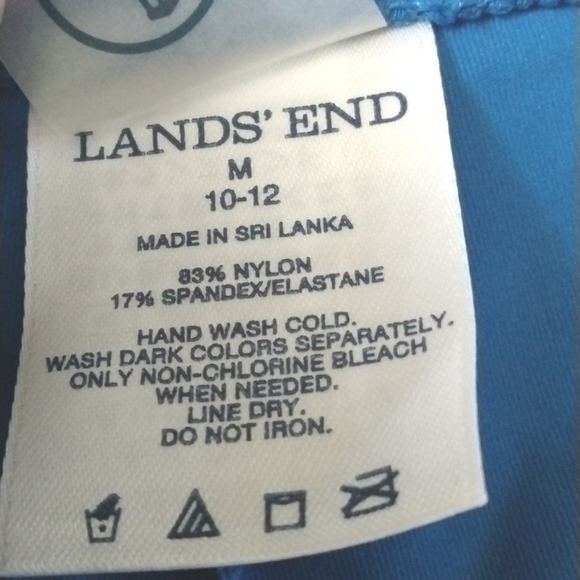 NWOT Lands' End Swim Shorts Sz 10/12 - Picture 3 of 4